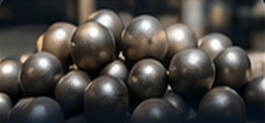 Forged grinding media balls